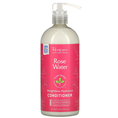 Renpure Rose Water Conditioner, 24 fl oz (710 ml)
