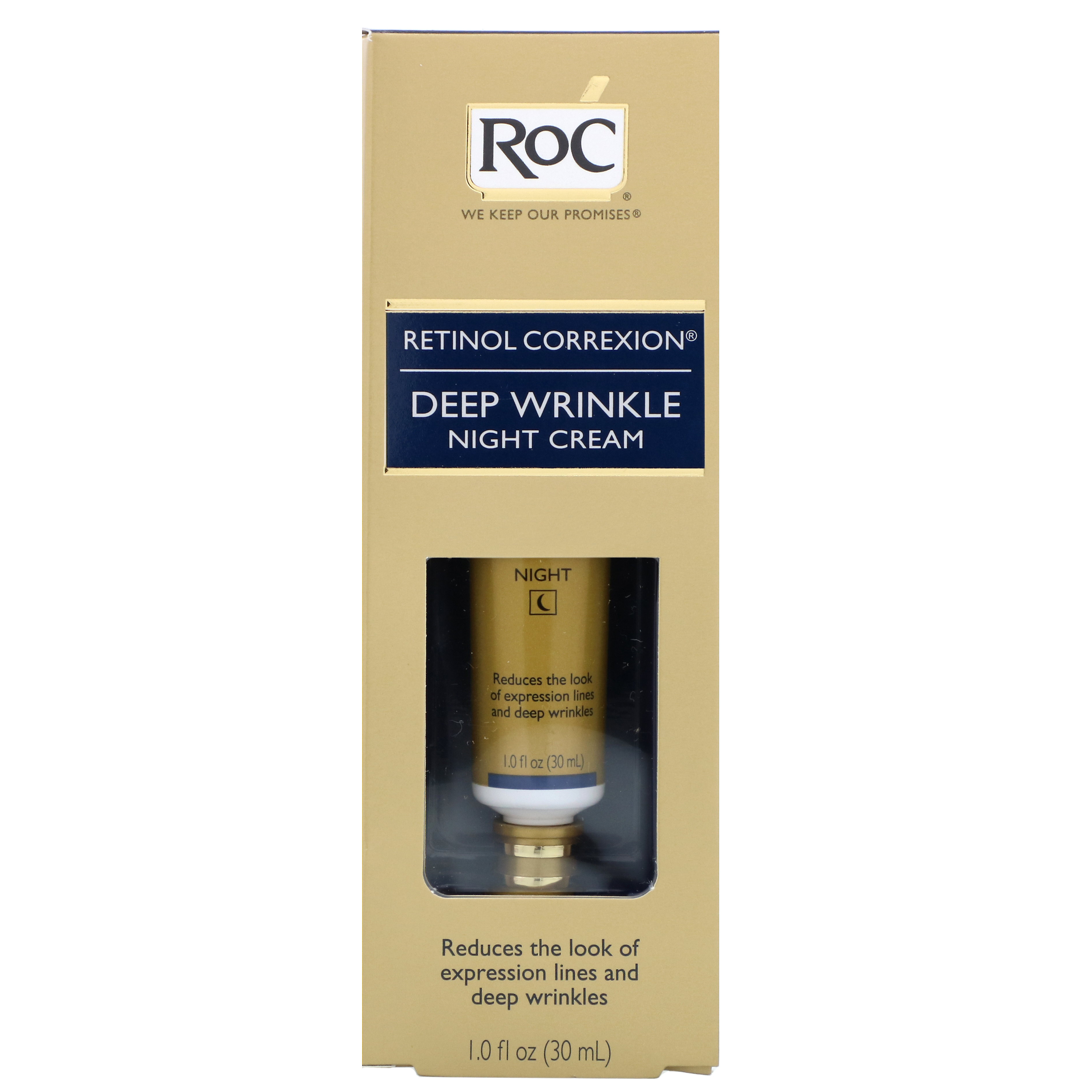 RoC, Retinol Correxion, Deep Wrinkle Night Cream, 1.0 fl oz (30 ml) iHerb