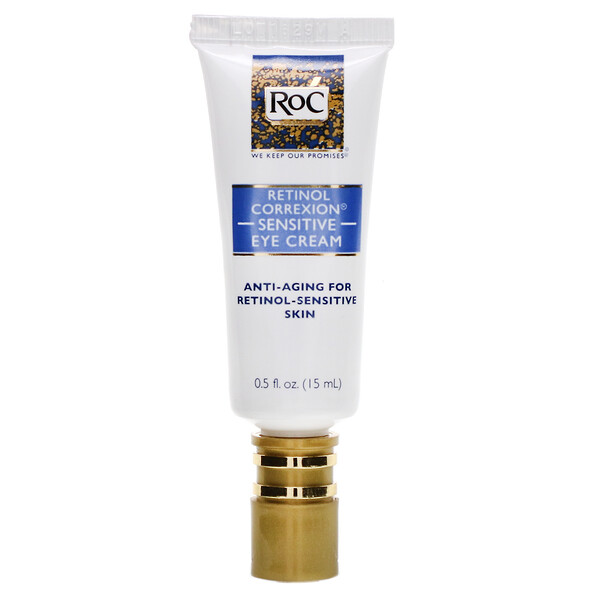 Roc, Retinol Correxion Sensitive Eye Cream, 0.5 Fl Oz (15 Ml) - Iherb