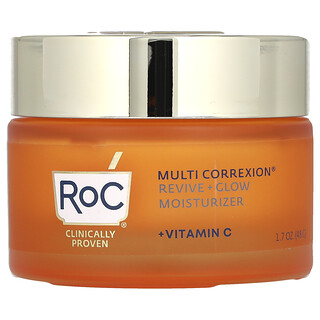 RoC, Multi Correxion（マルチコレクシオン）、リバイブ＋グロージェルクリーム＋ビタミンC、48g（1.7液量オンス）