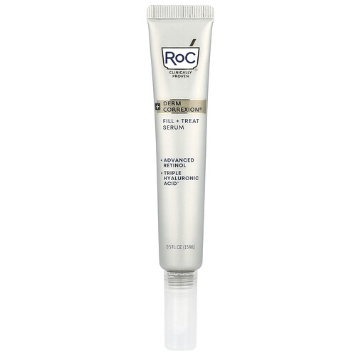 Roc Derm Correxion®, Fill + Treat Serum, Advanced Retinol & Triple Hyaluronic Acid, 0.5 fl oz (15 ml)