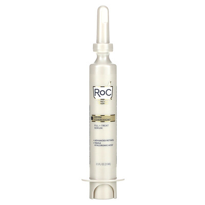 RoC Derm Correxion, Fill + Treat Serum, Advanced Retinol  Triple Hyaluronic Acid, 0.5 fl oz (15 ml)