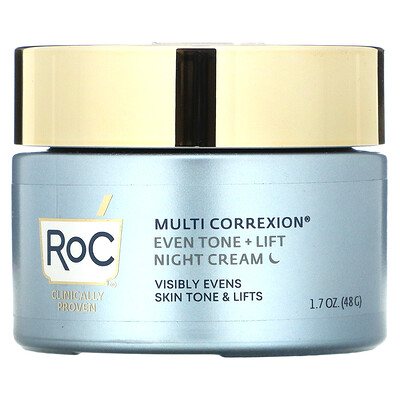RoC Multi Correxion, Even Tone + Lift, ночной крем, 48 г (1,7 унции)