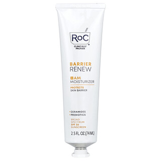 RoC, Barrier Renew，早晨保濕霜，SPF 30，無香，2.5 液量盎司（74 毫升）