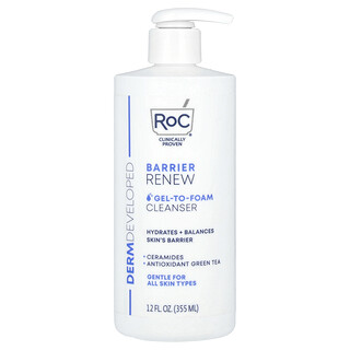 RoC, Barrier Renew, Agente de limpieza en gel que se convierte en espuma, 355 ml (12 oz. líq.)