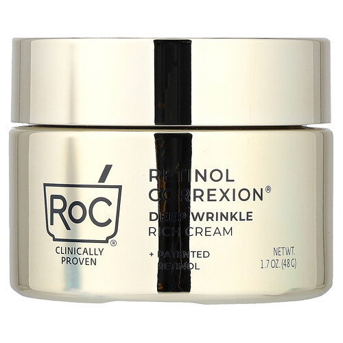 RoC, Retinol Correxion®, Deep Wrinkle Rich Cream, reichhaltige Creme für tiefe Falten, 48 g (1,7 oz.)