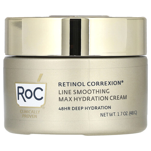 Roc Retinol Correxion, Line Smoothing Max Hydration Cream, 1.7 oz (48 g)