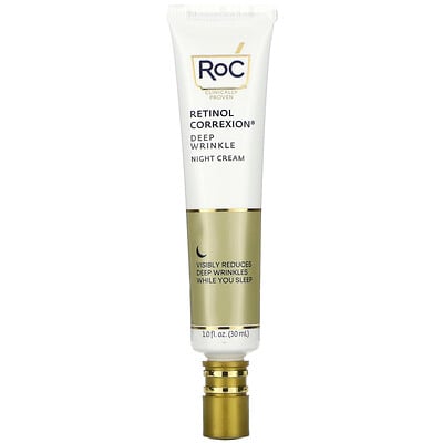 RoC Retinol Correxion, ночной крем от глубоких морщин, 30 мл (1 жидк. Унция)  - купить со скидкой