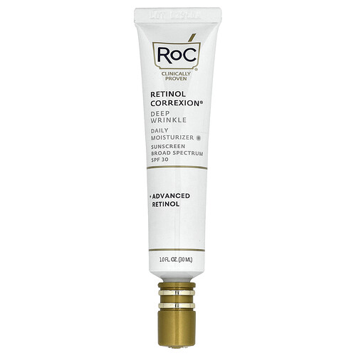 RoC, Retinol Correxion®, Deep Wrinkle Daily Moisturizer, tägliche Feuchtigkeitspflege gegen tiefe Falten, LSF 30, 30 ml (1 fl. oz.)