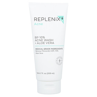 Replenix, Acne Wash + Aloë Vera, 200 ml