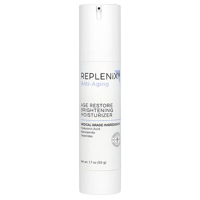 Replenix  Age Restore Brightening Moisturizer  Fragrance Free  1.7 oz (50 g)