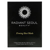 Radiant Seoul, 퍼밍 뷰티 시트 마스크, 시트 마스크 5장, 각 25ml(0.85oz)