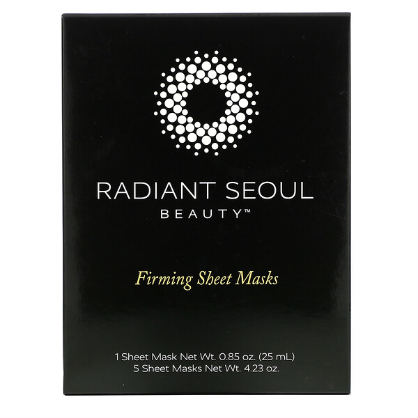 Radiant Seoul, ΡΠΊΠ°Π½Π΅Π²Π°Ρ ΠΌΠ°ΡΠΊΠ° Π΄Π»Ρ ΡΠΏΡΡΠ³ΠΎΡΡΠΈ ΠΊΠΎΠΆΠΈ, 5Β ΡΡ. ΠΏΠΎ 25Β ΠΌΠ» (0,85Β ΡΠ½ΡΠΈΠΈ)