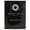 Radiant Seoul, แผ่นมาสก์หน้าเสริมความงามเพื่อผิวเปล่งปลั่ง บรรจุ 1 แผ่น ขนาด 0.85 ออนซ์ (25 มล.)