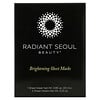 Radiant Seoul, Brightening Beauty Sheet Mask, 5 Sheet Masks, 0.85 oz (25 ml) Each