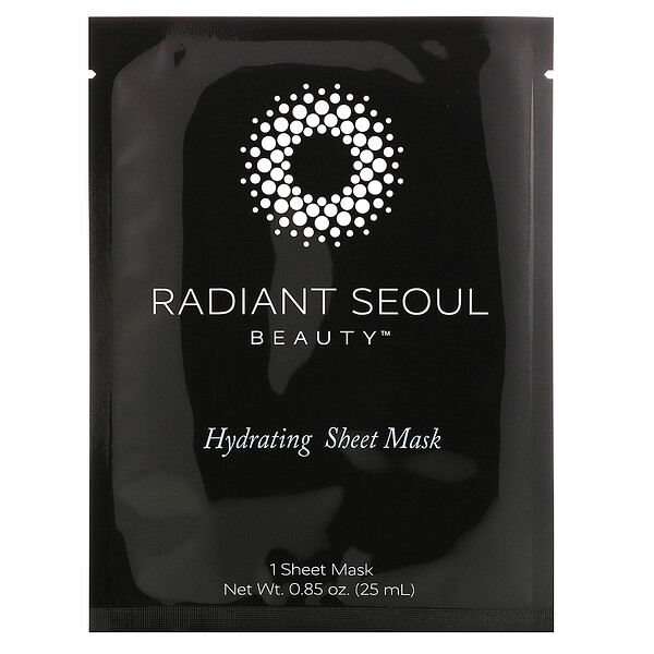 Radiant Seoul, Hydrating Sheet Mask, feuchtigkeitsspendende Tuchmaske, 1 Tuchmaske, 25 ml (0,85 oz.)