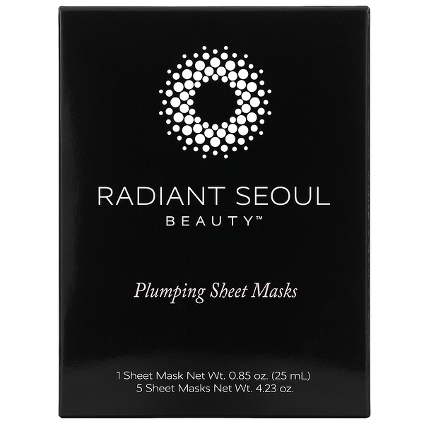 Radiant Seoul, ΡΠΊΠ°Π½Π΅Π²Π°Ρ ΠΌΠ°ΡΠΊΠ° Π΄Π»Ρ ΠΎΠ±ΡΠ΅ΠΌΠ° ΠΈ Π³Π»Π°Π΄ΠΊΠΎΡΡΠΈ ΠΊΠΎΠΆΠΈ, 5Β ΡΡ. ΠΏΠΎ 25Β ΠΌΠ» (0,85Β ΡΠ½ΡΠΈΠΈ)
