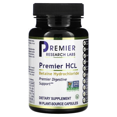 Premier Research Labs Premier HCL, 90 капсул растительного происхождения