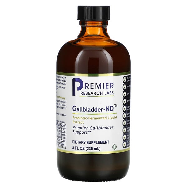 Gallbladder-ND, Probiotic-Fermented Liquid Extract, 8 fl oz ( 235 ml)