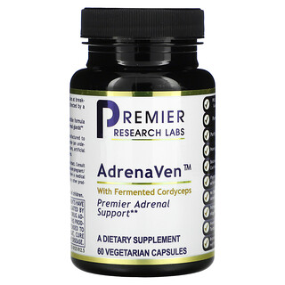 Premier Research Labs, AdrenaVen，含髮酵蟲草，60 粒素食軟凝膠