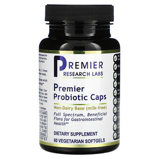 Premier Research Labs, Пробиотические капсулы Premier, 60 вегетарианских капсул