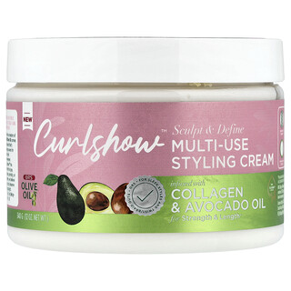 ORS, CurlShow™, Krim Penggayaan Pelbagai Guna, 12 oz (340 g)