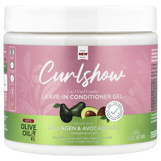 ORS, CurlS Show™（カールショウ）、2イン1カールコンボ、洗い流さないコンディショナージェル、453g（16オンス）