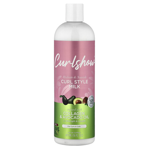ORS, Curlshow®, Curl Style Milk, Infused With Collagen & Avocado Oil, For Curls & Coils, 16 fl oz (473 ml)