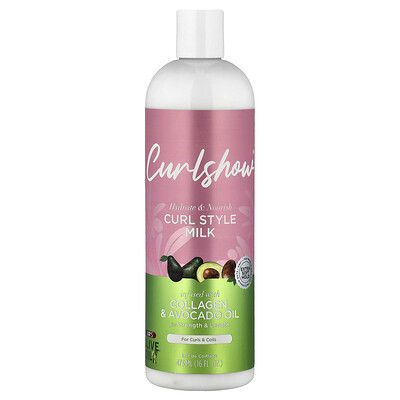 ORS, Curlshow®, Curl Style Milk, Infused With Collagen & Avocado Oil, For Curls & Coils, 16 fl oz (473 ml)