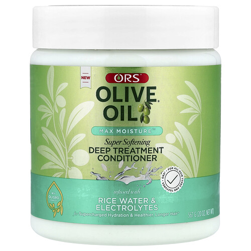 Ors Olive Oil®, Max Moisture™, Super Softening Deep Treatment Conditioner, For All Hair Types and Textures, 20 oz (567 g)