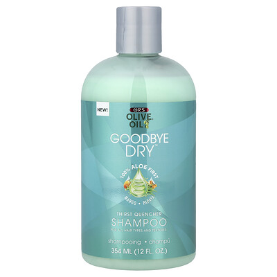 Product Image for ORS, Olive Oil , Goodbye Dry , Thirst Quencher Shampoo, For All Hair Types, Mango Papaya, 12 fl oz (354 ml)