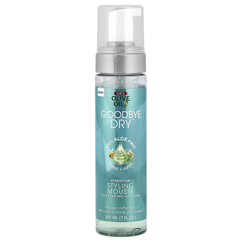 ORS, Olive Oil®, Goodbye Dry™ Hydrafoam Styling Mousse, für alle Haartypen und -strukturen, 207 ml (7 fl. oz.)