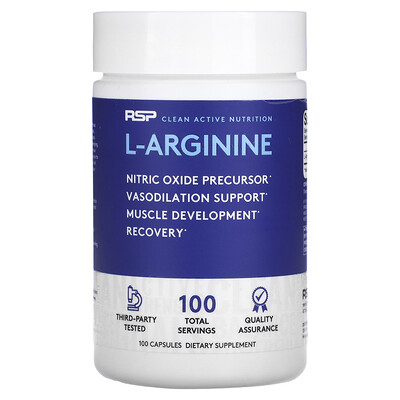 

RSP Nutrition L-Arginine 100 Capsules