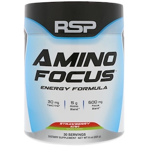Отзывы о RSP Nutrition, Amino Focus, Energy Formula, Strawberry Kiwi, 8 oz (225 g)