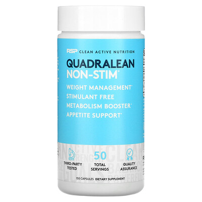 

RSP Nutrition QuadraLean Non-Stim 150 Capsules