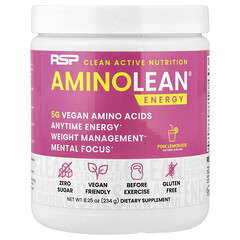AminoLean®, Energy, рожевий лимонад, 234 г (8,25 унції)