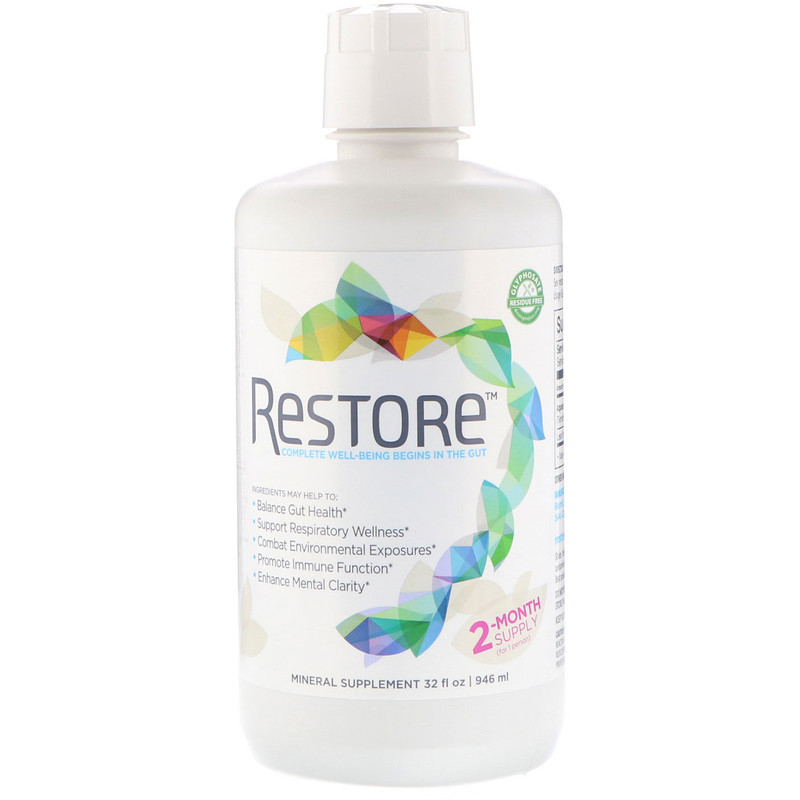 Restore, For Gut Health, Mineral Supplement, 32 fl oz (946 ml) iHerb