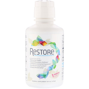 Рестор, For Gut Health Mineral Supplement, 16 fl oz (473 ml) отзывы покупателей