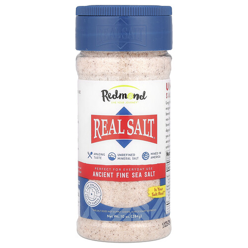 Redmond, Real Salt®, Ancient Fine Sea Salt, 10 oz (284 g)