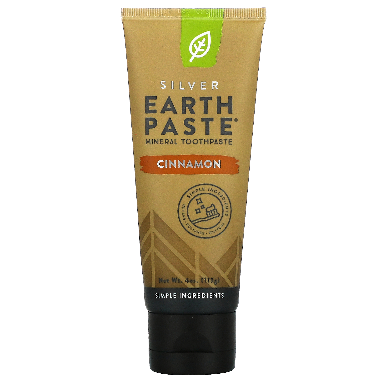 Redmond Trading Company, Earthpaste, Mineral Toothpaste, Cinnamon, 4 oz