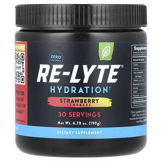 Redmond, Re-Lyte®, Hidratación, Limonada de fresa, 190 g (6,7 oz)