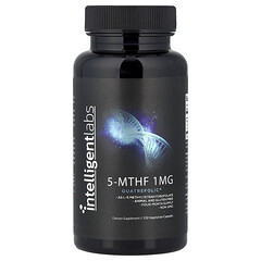 5-MTHF, 1 мг, 120 рослинних капсул