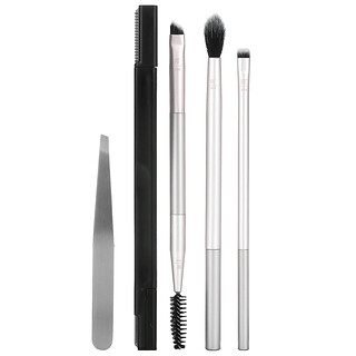 Real Techniques, Brush, Blend, Brow Gift Set, Limited Edition, 5 Piece Set