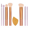 Level Up Brush и спонжи, набор из 8 предметов