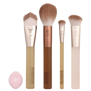 Real Techniques, New Nudes 2.0, Blurred Base Set, 5 Piece Set