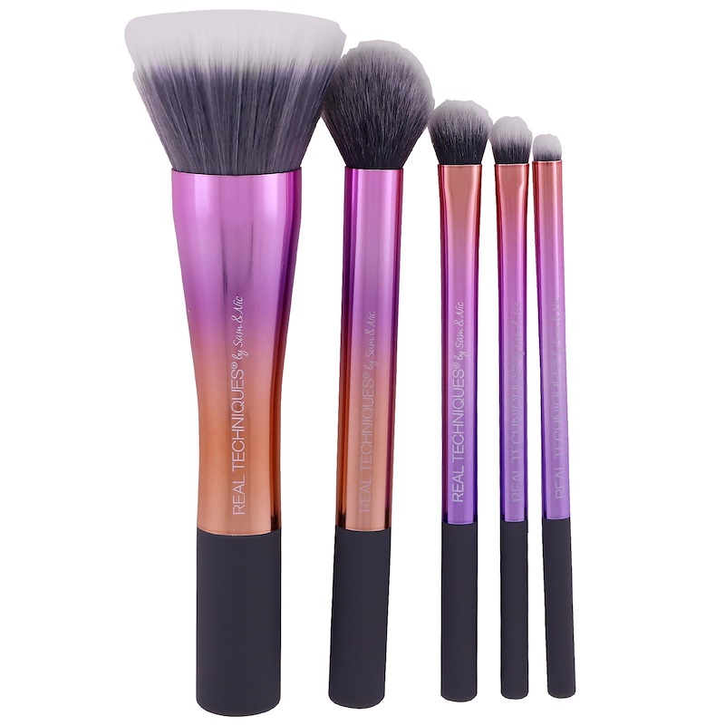 Real Techniques, Limited Edition, Smooth & Accentuate, 5 Brushes + 2