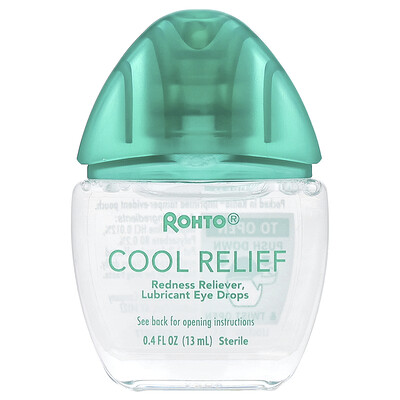 Rohto Cooling Eye Drops Cool Relief 0.4 fl oz (13 ml)