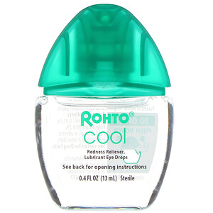 Отзывы о Rohto, Cooling Eye Drops, Dual Action Redness + Dryness Relief, 0.4 fl oz (13 ml)