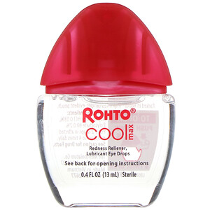 Rohto, Cooling Eye Drops, Max Strength Redness Relief, 0.4 fl oz (13 ml) отзывы покупателей