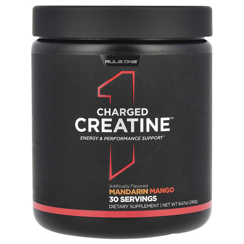 Rule One Proteins Charged Creatine, Mandarin Mango, 8.47 oz (240 g)
